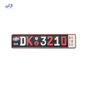 Placa de Matrícula Decorativa para Automóvil, Placas de Registro Europeas Reflectantes con Logotipo y Diseños Personalizados - Product Image 3