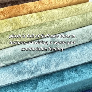 Goede prijs 100% polyester crushed ice velvet warp gebreide bankstof crushed velvet ice velvet effen nieuw design bankbekleding - Product Image 3