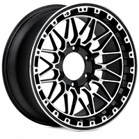 Jantes en alliage d'aluminium AL 17 pouces Flow Form, tout-terrain, 6x139.7, noir mat, pour Bronco Wrangler Raptor Land Cruiser