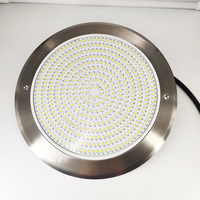 Yaokingled YK-SP615 - Luces LED Blancas para Piscina de 18 W, Cuerpo de ABS, Acabado de Acero Inoxidable, IP68, Resistentes al Agua, 12 V, 441 LED SMD, 120 Lúmenes