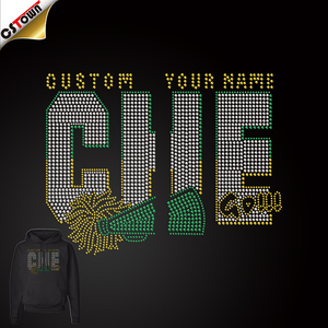 2025 प्रवृत्ति उत्पाद लाइव प्रेम नृत्य राइनस्टोन टी-शर्ट के लिए कस्टम हीट ट्रांसफर - Product Image 3