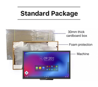 Vente chaude IQTouch oem 86 pouces Multi écran tactile moniteur équipement de formation éducative carte intelligente interactive écran plat