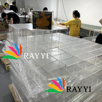 Boîte de présentation RAY YI pour cartes Pokémon, en acrylique imperméable, protection UV, format booster.