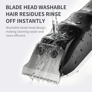 Rasoio Elettrico Trasparente per Barba da Uomo con Pettini Guida, Ricaricabile Senza Fili, <span class=keywords><strong>Piccolo</strong></span> Trimmer per Capelli - Product Image 4