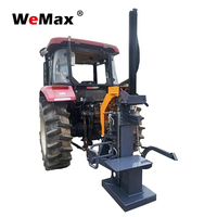 Découpeuse de bois verticale Processeur de bois Processeur de bois de chauffage Fendeuse de bûches PTO Attache d'attelage hydraulique à 3 points Fendeuse de bûches