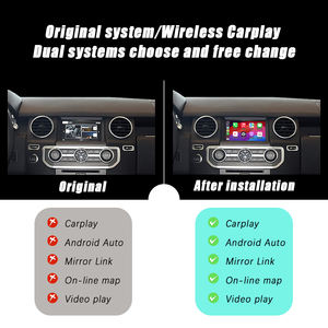 Sistema Multimedia CZT-AUTO con Android Auto y <span class=keywords><strong>Apple</strong></span> <span class=keywords><strong>CarPlay</strong></span> Inalámbrico para Land Rover/Jaguar/<span class=keywords><strong>Evoque</strong></span>/Discovery, Actualización de Pantalla Original - Product Image 3