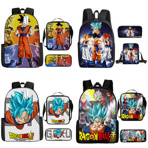 Anime cartone animato tre pezzi zaini ad alta capacità borsa a tracolla impermeabile astuccio per bambini - Product Image 1