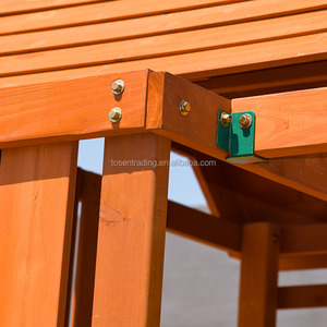Maisonnette en bois pour enfants avec toboggan et échelle d'escalade - Ensemble de jeux d'extérieur pour tout-petits avec télescope de jeu et banc - Product Image 2