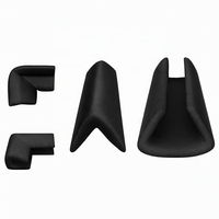 Protection d'angle en mousse EPE noire et blanche personnalisée, forme U/L, protection d'angle en mousse imperméable et antichoc, coins en mousse EPE en forme de L