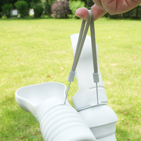Bouteille d'eau portable en silicone écologique pour chiens et chats, utilisation en extérieur et en intérieur