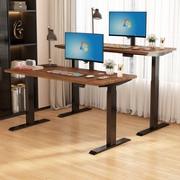 Bureau de travail électrique personnalisable avec un seul moteur, cadre de table d'ordinateur intelligent, support de jeu électrique, traitement personnalisé