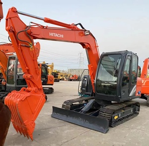Importé du Japon a utilisé la mini-pelle Hitachi ZX60 de haute qualité bon marché à vendre à Shanghai - Product Image 1