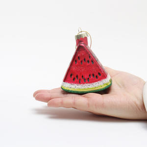 ปรับแต่งอาหารต่างๆสนุกแตงโมสไลซ์<span class=keywords><strong>กล้วย</strong></span>แอปเปิ้ลผลไม้แก้วเป่าเครื่องประดับต้นคริสต์มาสเป็นมิตรกับสิ่งแวดล้อม - Product Image 3