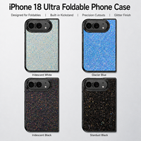 Étui pliable large à finition scintillante pour iPhone 18 Ultra Fold Cover