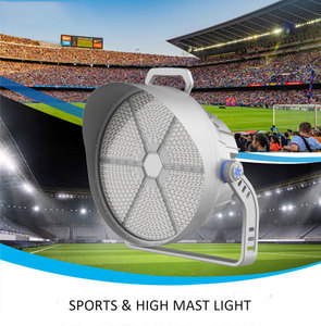 Lámpara LED de Alta Potencia LEDEAST QCDF con Certificación CE ROHS, 150lm/W, IP66, 1000W, Iluminación para Estadios de Fútbol y Rugby Profesional - Product Image 6