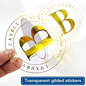 Custom Clear Round Stickers for Perfume Bottles, Strong Adhesion Waterproof Transparent <strong>Labels</strong> - Product Image 3