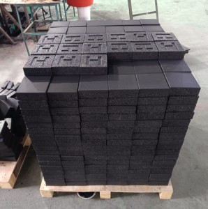 50mm Square <b>Rubber</b> Anti-Vibration Noise Isolation Mats Noise-Cancelling Soundproof <b>Rubber</b> <b>Block</b> for KTV/BAR Wall & Floor - Product Image 5