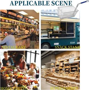 Cesta <span class=keywords><strong>de</strong></span> <span class=keywords><strong>freidora</strong></span> con tapón <span class=keywords><strong>de</strong></span> drenaje Cesta <span class=keywords><strong>de</strong></span> malla <span class=keywords><strong>de</strong></span> alambre <span class=keywords><strong>de</strong></span> acero inoxidable resistente para freír <span class=keywords><strong>escurridor</strong></span> <span class=keywords><strong>de</strong></span> aceite con mango <span class=keywords><strong>de</strong></span> silicona Hotel - Product Image 6