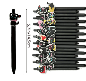 Stylo à bille Black Cat, un incontournable <span class=keywords><strong>pour</strong></span> les amoureux des chats. Idée cadeau créative, indispensable au bureau, papeterie amusante - Product Image 4
