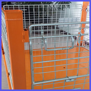 עמיד מלגזה כלוב מזרן מתקפל פלדה יחידת אחסון פלדה מתכת עם מטען & ציוד אחסון - Product Image 5