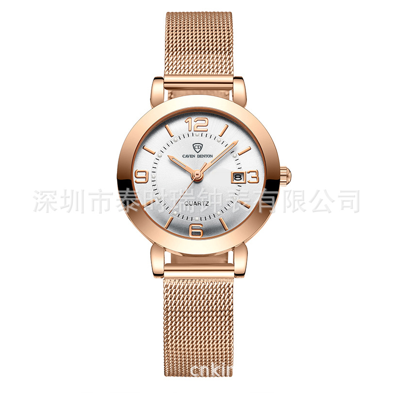 Calendario individual cara blanca rosa