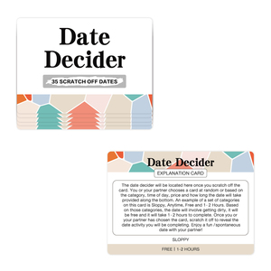 Tùy chỉnh in ngày đêm tốt phiêu lưu thách thức trò chơi Cào thẻ cho các cặp vợ chồng - Product Image 4