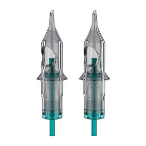 Aguja de cartucho desechable transparente más fácil de limpiar aguja de máquina de Microblading Pmu de precisión de tatuaje para pluma de tatuaje - Product Image 1