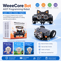 Robot Educativo de Programación con IA y Control por Voz para Niños en Edad Escolar, Kit de Dibujo con IAOT WeeCore Bot para Estudiantes