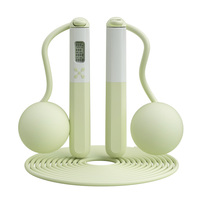 Macyo Corde à sauter électronique intelligente double usage avec compteur de poids, poignée réglable, sans fil, en PVC écologique, pour la maison et la salle de sport