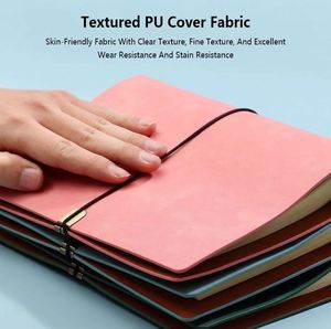 Carnet de notes/agenda A5 en cuir à couverture rigide avec reliure cousue et impression personnalisée, idéal pour un cadeau - Product Image 4