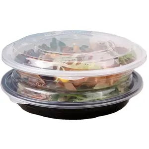 Nhà Cung Cấp Trung Quốc BPA Free 9Oz Lò Vi Sóng An Toàn Nhựa Lưu Trữ Container Thực Phẩm Bowls