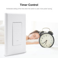 Teejoin slide WiFi Wall tuya ZigBee US dimmer switch single no neutral Tuy Smart switch interruptor Alexa inteligente con wifi