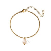 Bracelet en pierre naturelle à maillons en chaîne de Kevlar de Dongguan, transfrontalier, pour femmes, nouvelle mode 2025, simple, amour, plaqué or rouge, haut de gamme