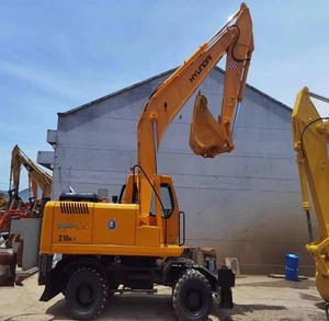 Excavadora de ruedas HYUNDAI 210-7 210-9 225lc 305lc 220lc-7 usada, con motor y caja de cambios, radio de giro corto, en buen estado. - Product Image 1