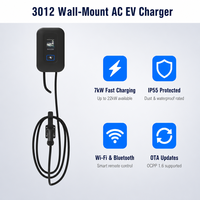 Nouvelle station de recharge pour voitures électriques NECS, type 2, recharge EV 11 kW AC, chargeur mural pour garage, IP55