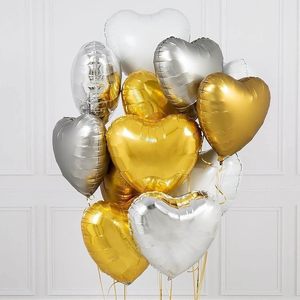 Customized Foil <b>Balloons</b> Printing Logo OEM Single Packaging Christmas Party EN71 Certified Custom Color Helium Aluminum Film - Product Image 4