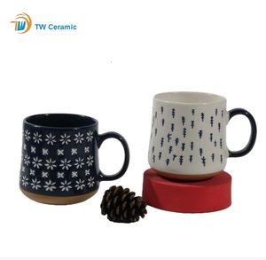 Tazón de Cerámica Pintado a Mano para <span class=keywords><strong>Desayuno</strong></span>, Juego de Vajilla de Gres, Taza de Cena con Pintura Personalizada Retro - Product Image 4