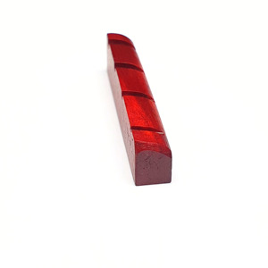 Tuerca de Hueso Rojo para Bajo Eléctrico 43x6x9mm, Piezas de Repuesto de Hueso Natural de Vaca, OEM Personalizable, Fija el Espaciado de las Cuerdas - Product Image 4