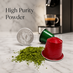 Cápsulas de Matcha Molido en Piedra Compatibles con Máquinas Nespresso, Primera Cosecha, Orgánicas, Saludables, Té Verde en Cápsulas, Venta al Por Mayor - Product Image 2