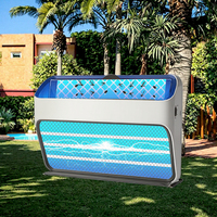 Piège à moustiques électrique portable 2000 mAh mural avec capteur de lumière et plaque collante pour mouches et moustiques
