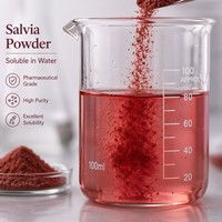 Extrait de Salvia Miltiorrhiza Naturel en Poudre 10% 20% Tanshinone IIA Qualité Alimentaire Extrait Aqueux HPLC