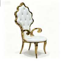 Chaises de mariage hautes pour mariés en gros, avec panneau personnalisé, en vente