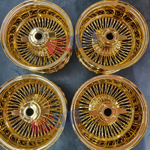 Jantes à rayons 13x7 5x114.3, jantes à rayons dorées pour voitures classiques, jantes à rayons KELUN, jantes à rayons Sopke - Product Image 5