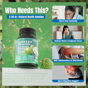 Cápsulas Duras de Extracto Herbal de Fruta Espinosas Veinte en Uno, Personalizadas, de Venta Caliente Transfronteriza, con Aceite de Semilla de Lecanidium para Adultos - Product Image 4