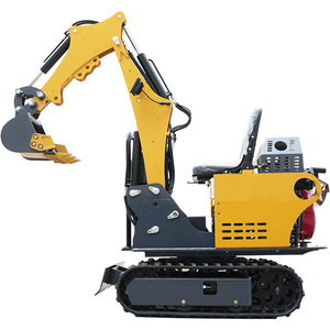 Mini-excavatrice sur chenilles ZMYellow, machine de terrassement hydraulique avec moteur et système de chenilles - Product Image 1