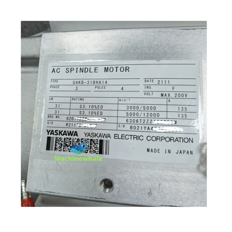 HAAS 93-30-8037B AC Spindle Motor 12/15K Inline - Reliable