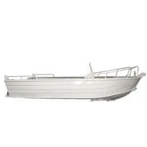 China Hot Sale Recreational All Welded V Hull Custom Design Powder Coating 20ft Aluminum Fishing Boat for Sale