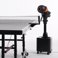Positions multiples, application de contrôle à distance, 360° °   Robot lance-balles de tennis de table sur pied Spin Halo S Pro pour l'entraînement