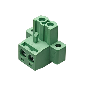 Fabrikant <span class=keywords><strong>2</strong></span>-Pins 5.08Mm Pitch Schroef Plug-In Kabel Pluggable Connectoren Klemmenblokken - Product Image 1