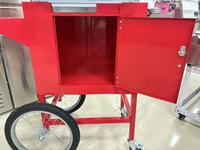 Máquina de Palomitas de Maíz Comercial a Precio de Fábrica, Carrito Industrial con Ruedas para Hacer Palomitas